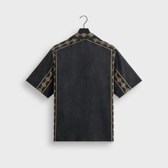 Kith Cupro Linen Thompson Camp Collar Shirt - Black