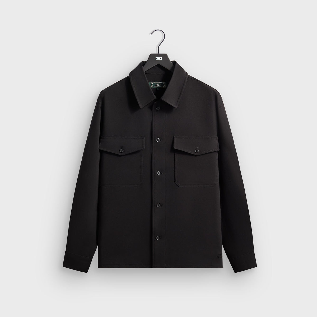 Kith Midweight Double Weave Ace Buttondown - Black