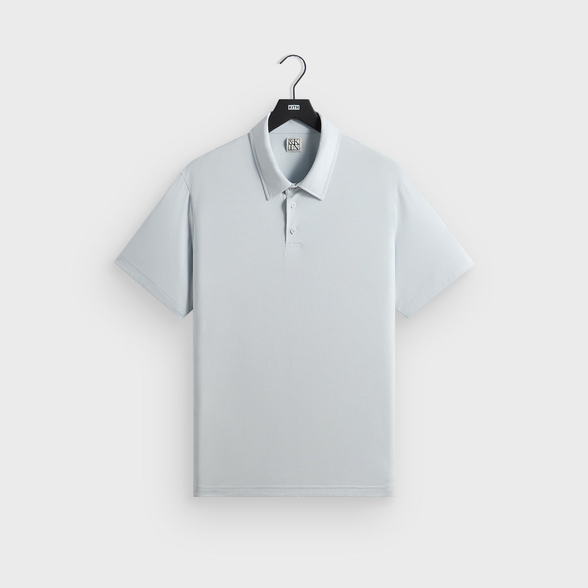&Kin Soft Modal Blend Heathrow Polo - Light Indigo