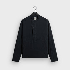 &Kin Wrinkle Cupro Leven Shirt - Black