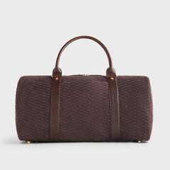 Kith Monogram Suede Traveler K55 Bag - Incognito