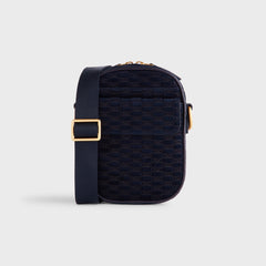 Kith Monogram Suede Passenger K15 Bag - Ink