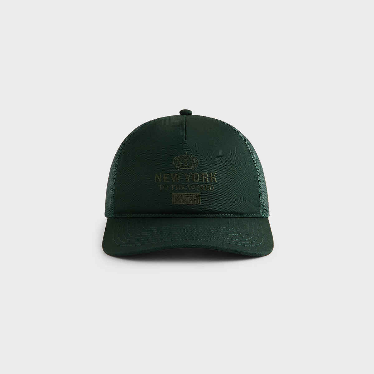 Kith New York To The World Relaxed Twill Nolan Trucker Hat - Stadium