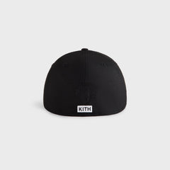 Kith & New Era for the New York Knicks Playoffs Premium Wool 59Fifty Low Profile Cap - Black