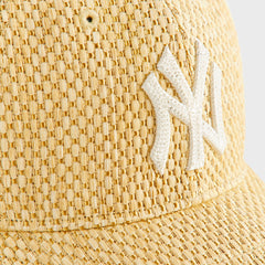 Kith & '47 for the New York Yankees Raffia Franchise LS Cap - Natural