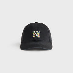 Kith for '47 Floral NY Washed Twill Classic Cap - Black
