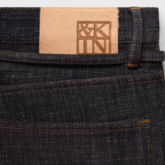 &Kin Eli Pleated Trouser - Blue Navy