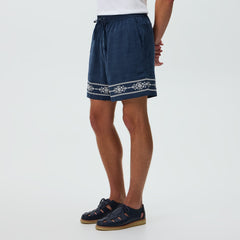 Kith Cupro Linen Cedar Short - Nocturnal