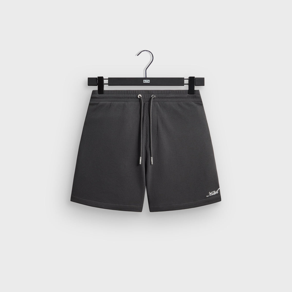 Kith Micro Waffle Graham Short - Carbon