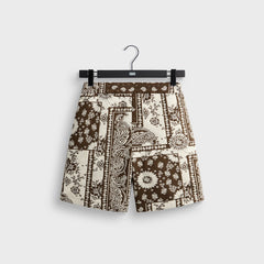 Kith Bandana Jacquard Lewis Short - Coffee