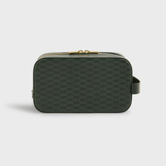 Kith Monogram Leather Dopp Kit - Equestrian