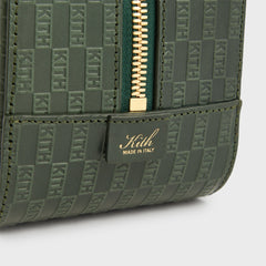 Kith Monogram Leather Dopp Kit - Equestrian