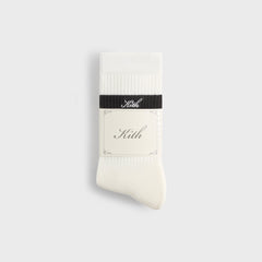 Kith 3-Pack Double Stripe Crew Socks - Silk