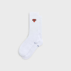 Kith for the New York Knicks Superman Logo Socks - White