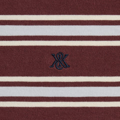 Kith Stripe LAX Tee 2.0 - Magma