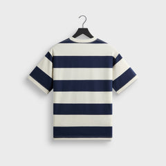 Kith Stripe Alex II Boxy Tee - Sandrift