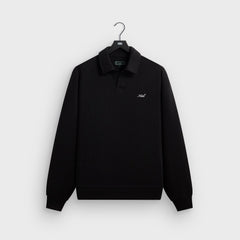 Kith Micro Waffle Nelson Rugby Pullover - Black