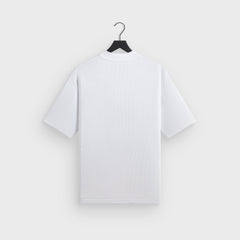 Kith Micro Waffle Tristan Henley - White