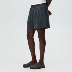&Kin Cupro Linen Kellen Short - Somber