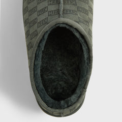 Kith Monogram Shearling Slippers - Stadium