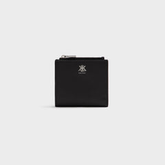 Kith Saffiano Leather Snap Wallet - Black