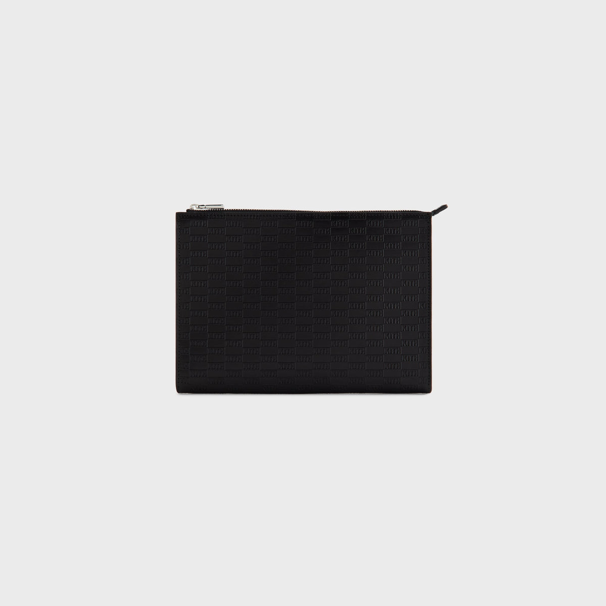 Kith Monogram Vachetta Leather Zip Pouch - Black
