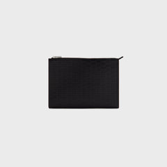 Kith Monogram Vachetta Leather Zip Pouch - Black