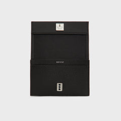 Kith Tumbled Leather Card Holder - Black