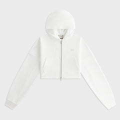 Kith Women Hendler Cropped Hoodie - White