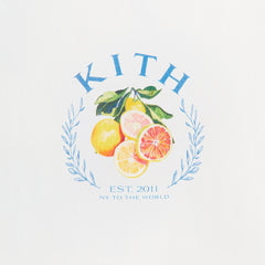Kith Women Vintage Citrus Crest Tee - White