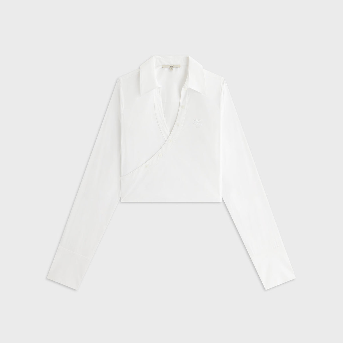 Kith Women Kairi Poplin Wrap Shirt - White