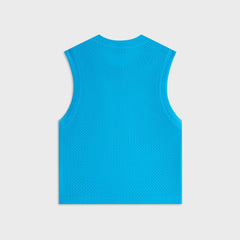 Kith Women Mera Mesh Muscle Tank - Meridian Blue