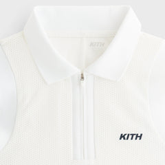 Kith Women Perry Polo Mesh Dress - White
