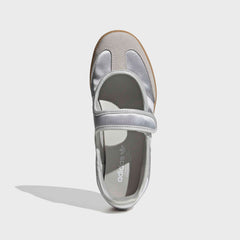 adidas GS Samba Jane - Silver Metallic / Cloud White / Gum