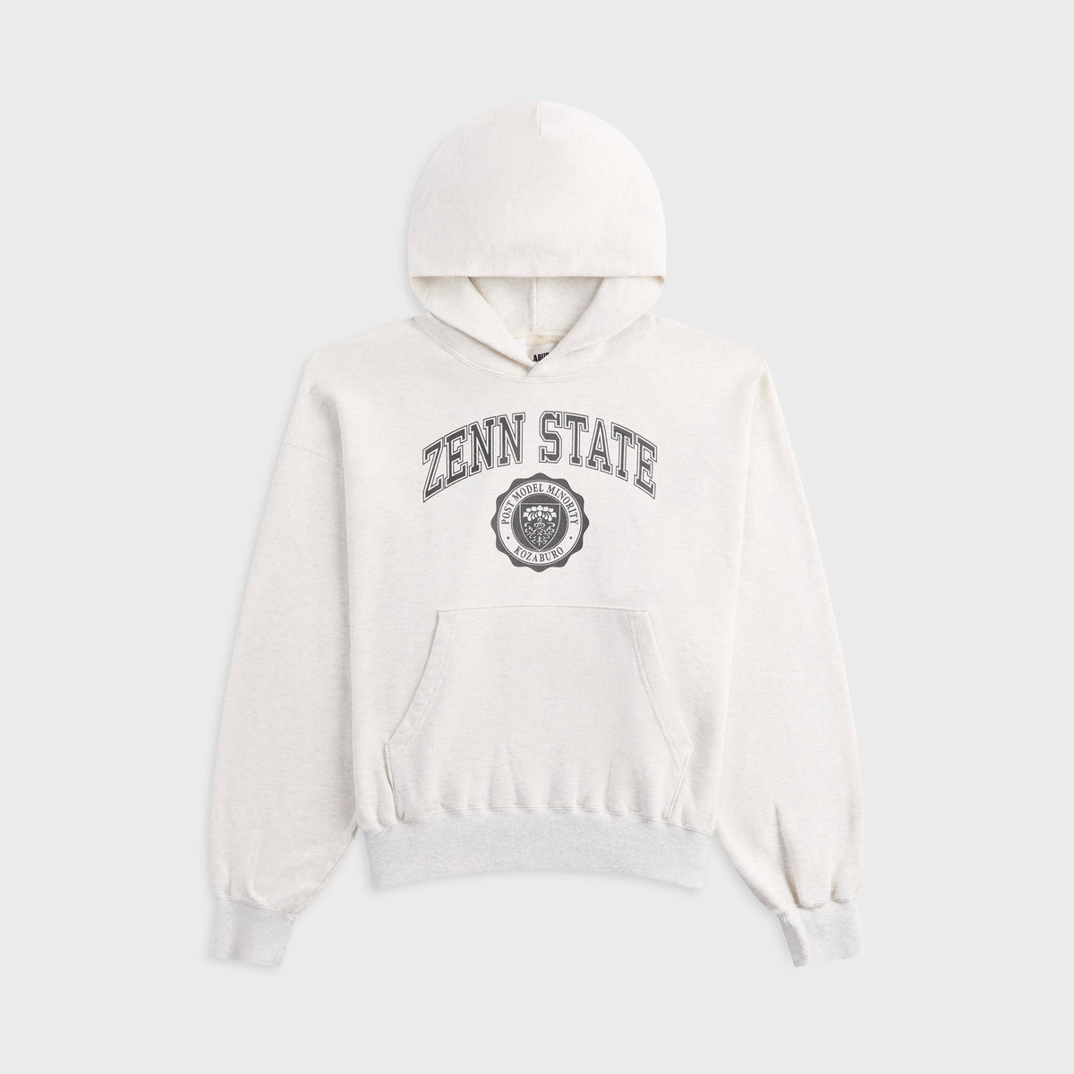 KOZABURO Zenn State Print Hoodie - Light Gray