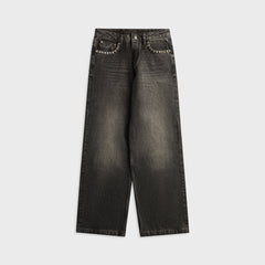 Ksubi Maxx Onyx Stud Jean - Black