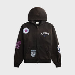Ksubi Genesis Ekcess Zip Hoodie - Charcoal Fade
