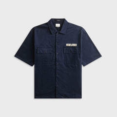 Ksubi Zoom Boiler Short Sleeve Shirt - Navy