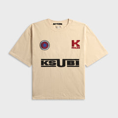 Ksubi Zoom Ekcess Short Sleeve Tee - Ecru