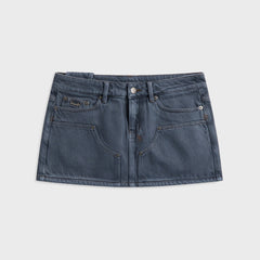 Ksubi Micro Mini Skirt - Exposed Mirage Blue