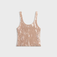 Ksubi Chloe Tank Top - Nude Spark