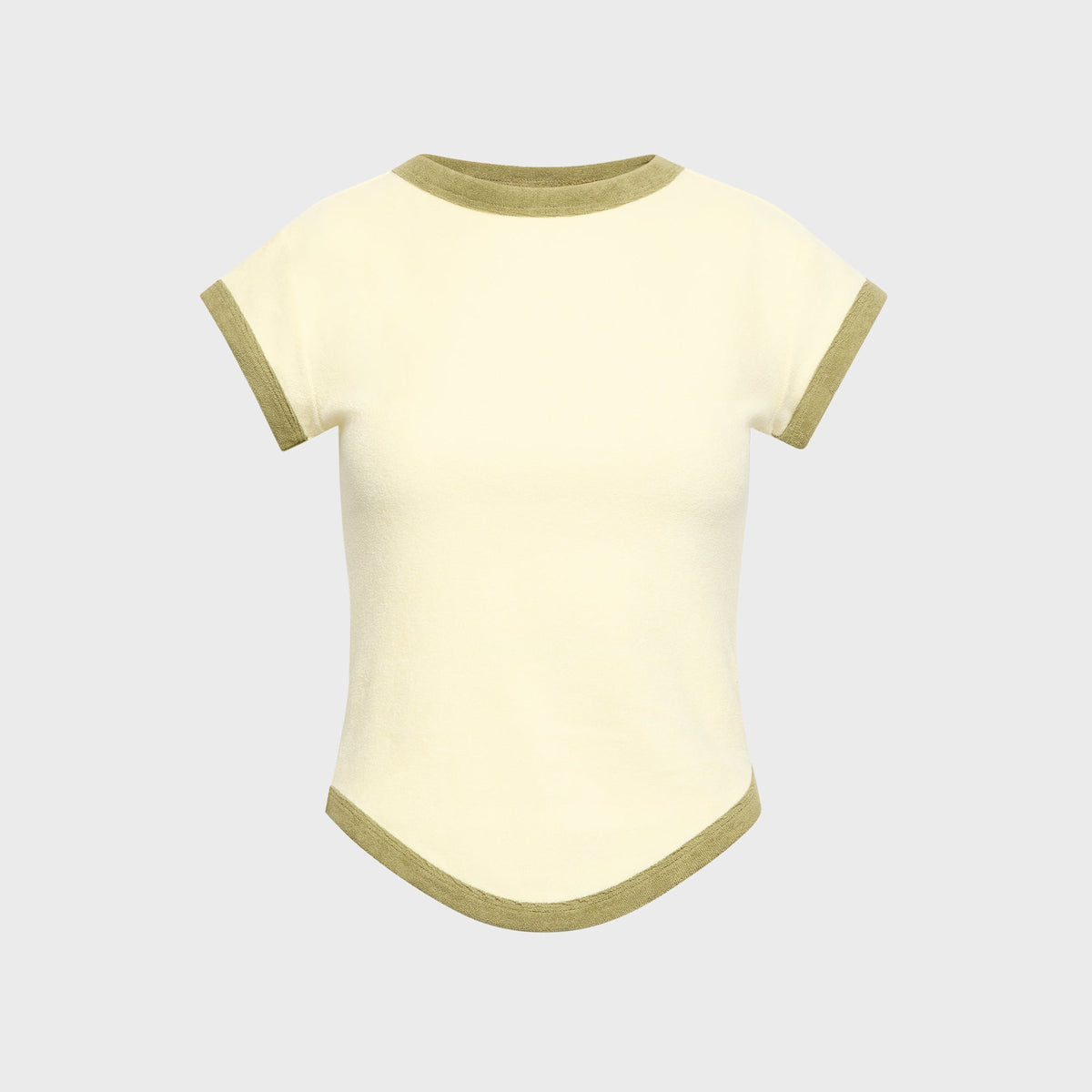 The Line by K Lavi Terry Tee - Baby Yellow