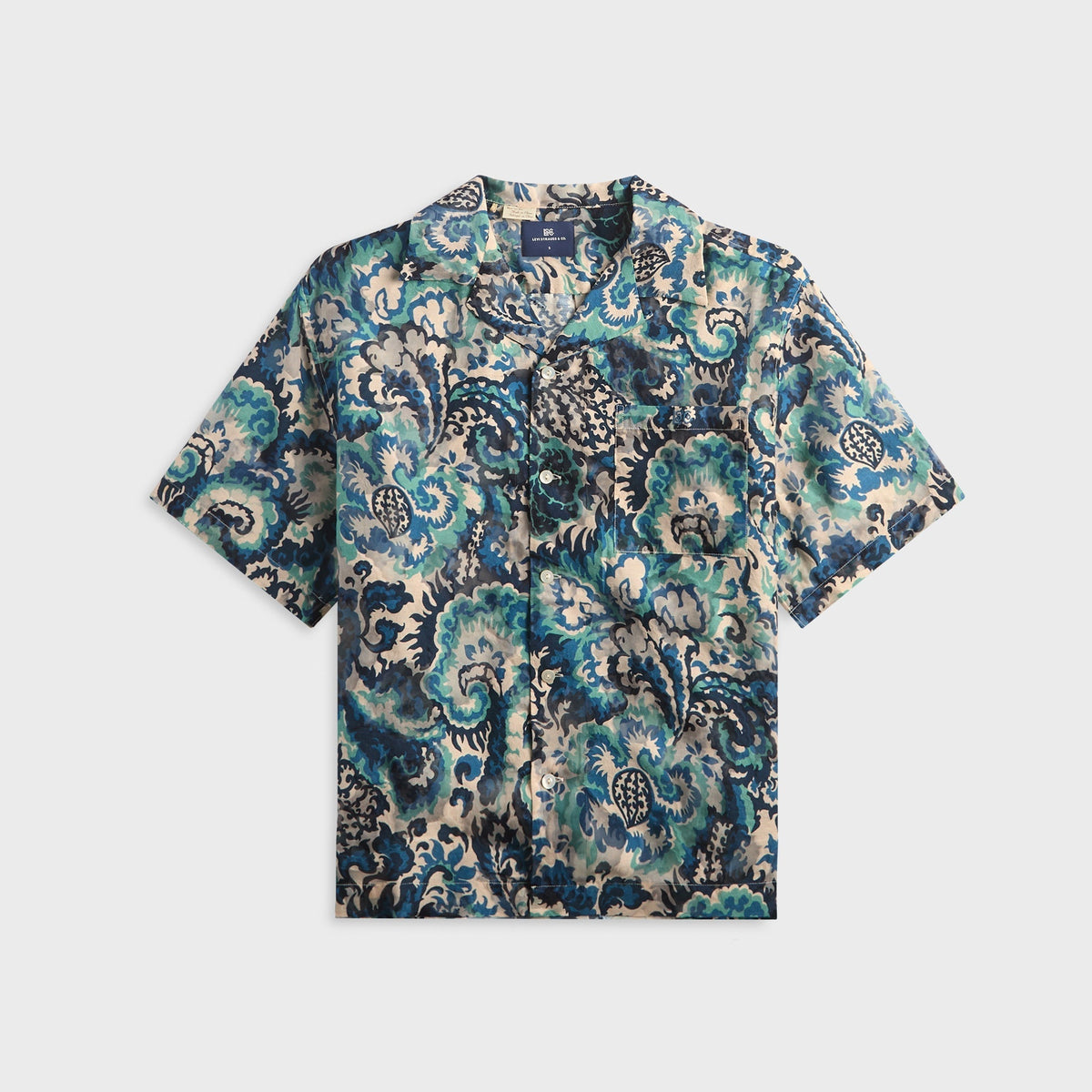 Levi's Blue Tab Classic Camp Shirt - Blue