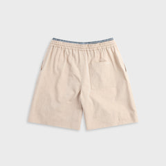 Loewe Turn-Up Cotton Short - Beige
