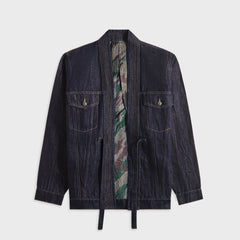 Maharishi 6059 Maha Hemp Denim Kimono - Indigo
