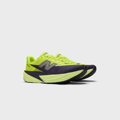 New Balance FuelCell Rebel v5 - Alkaline Green / Boysenberry / Dark Silver Metallic