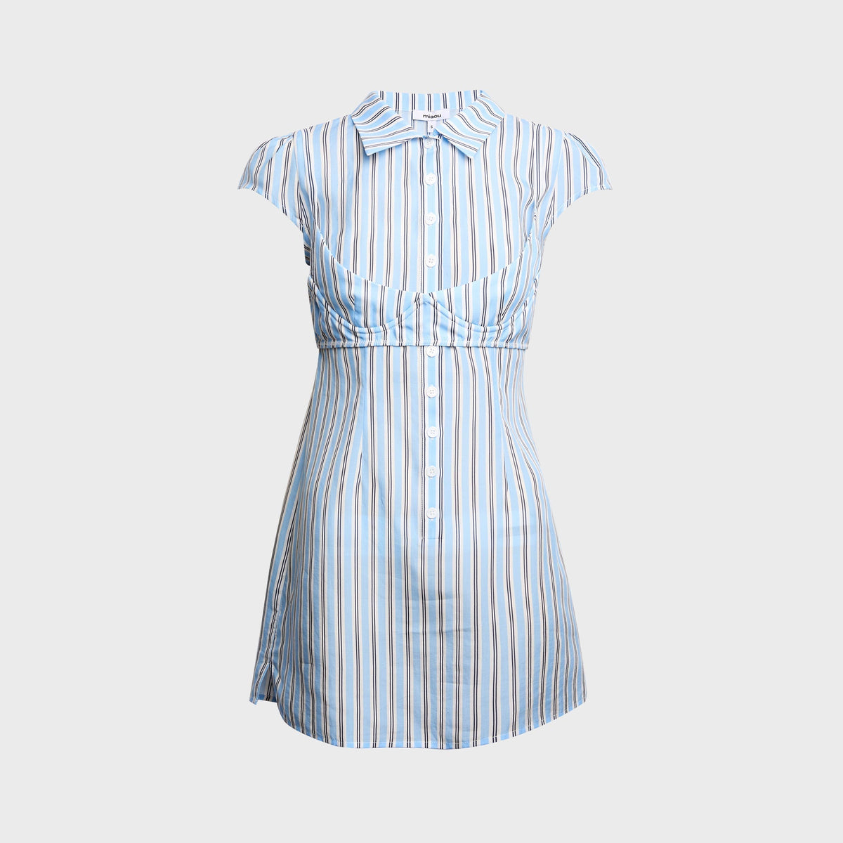 Miaou Venna Dress - Blue Stripe