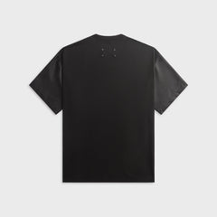 Maison Margiela Flower Cotton-Silk Tee - Black