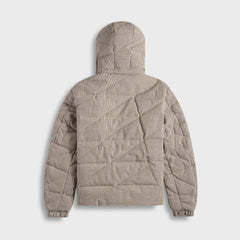 Moncler Psyllos Wool-Blend Hooded Down Jacket - Grey