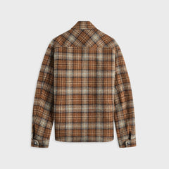 Moncler Plaid Shirt - Brown